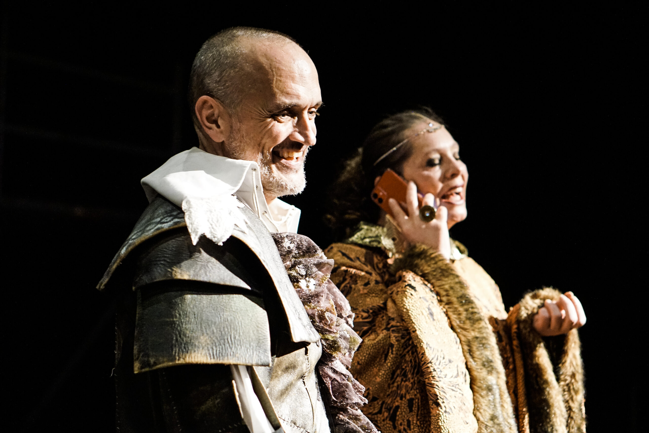 Muriel Darras et Pierre Matras dans Ubu Roi